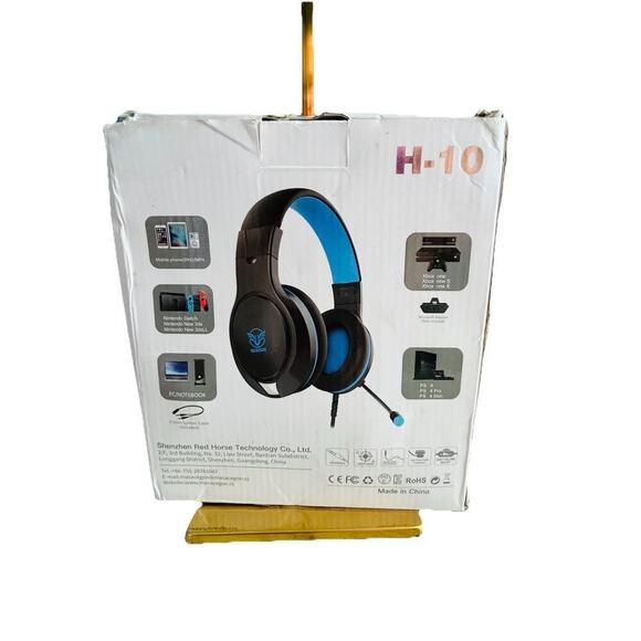 New Pro Gaming Headset H-10 for Xbox One PS4 PC Nintendo Switch Noise Masacegon - Picture 3 of 8